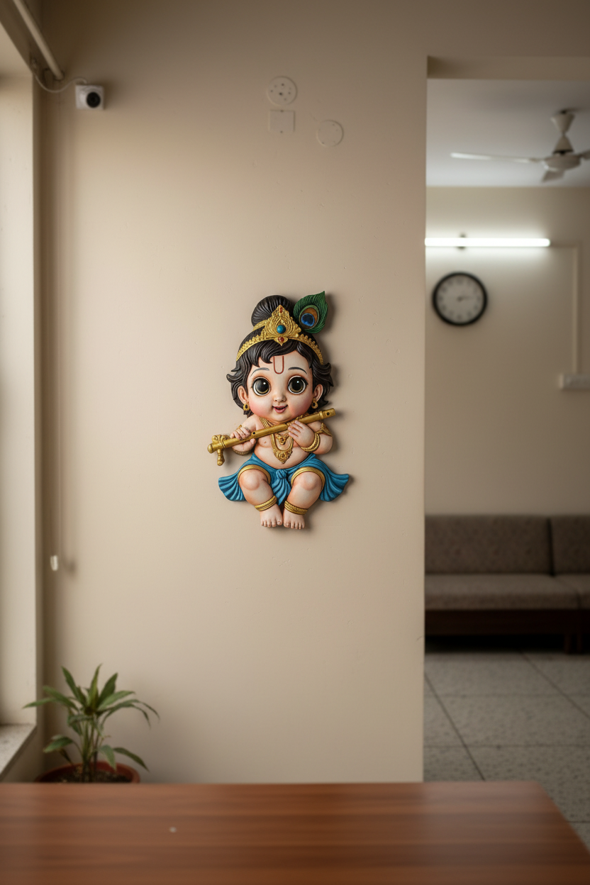 Cute Bal Krishna-Deep-Relief Edition
