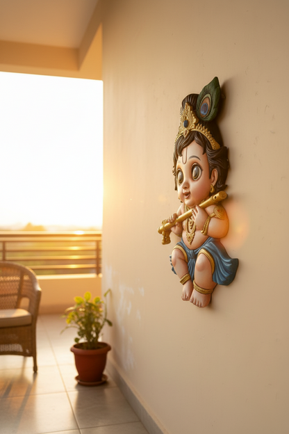Cute Bal Krishna-Deep-Relief Edition