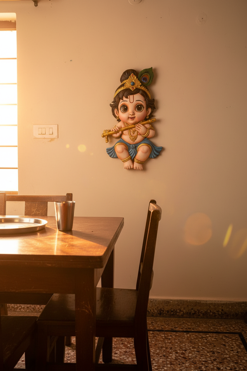 Cute Bal Krishna-Deep-Relief Edition