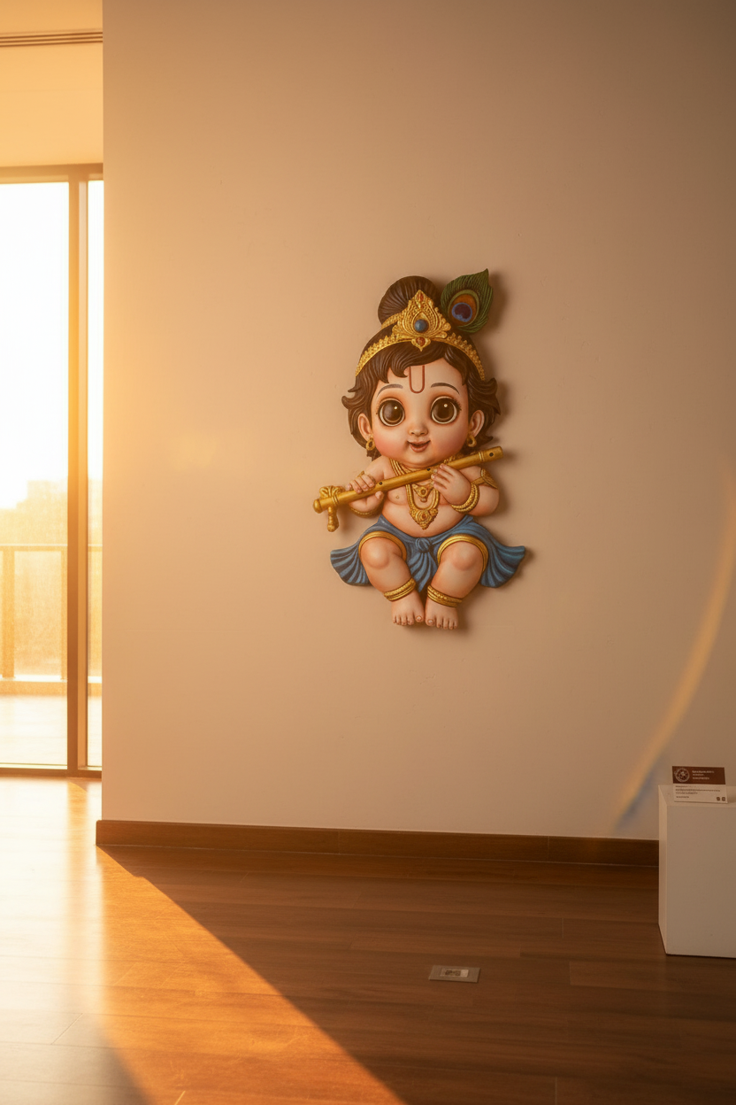 Cute Bal Krishna-Deep-Relief Edition