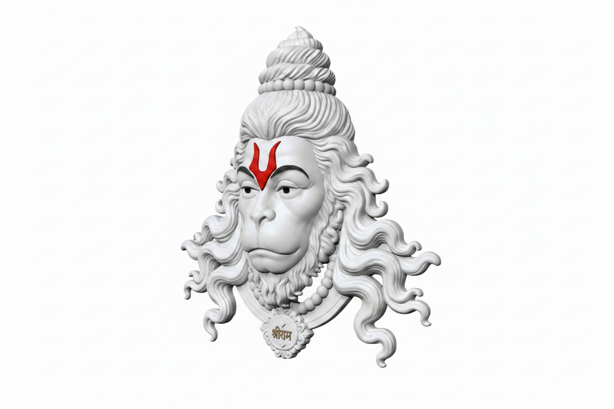 Hanuman Ji — 45° Left Angle