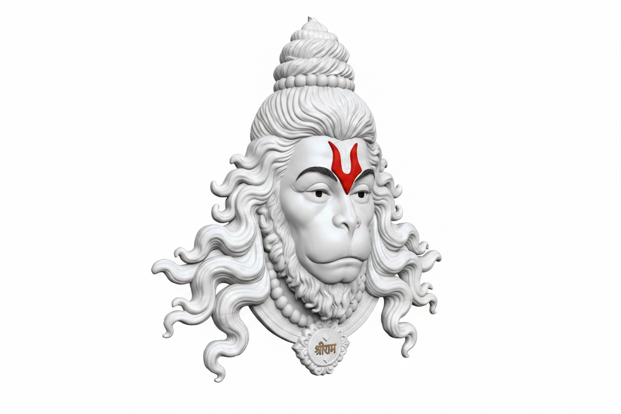Hanuman Ji — 45° Right Angle